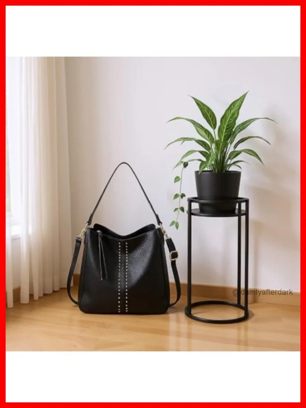 Women's Hobo Bag Crossbody Purse Shoulder Handbag PU Leather with Detachable